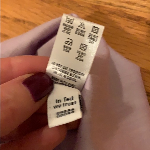 Lavender Ted Baker button down dress shirt - Picture 8 of 11